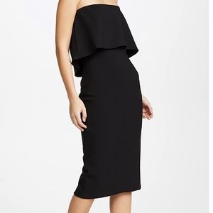 Black Strapless Likely Dress Size 4 - worn once